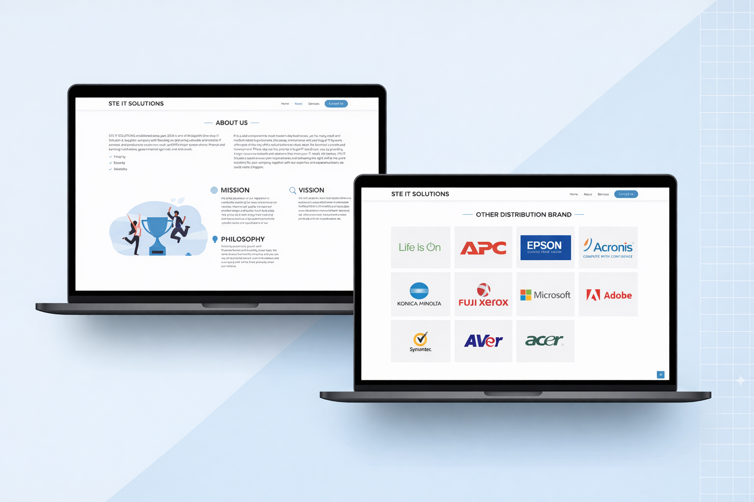 STE IT SOLUTIONS – screenshot 1